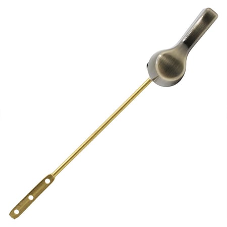 Thrifco Plumbing Universal Toilet Tank Lever, Antique Brass 4400130